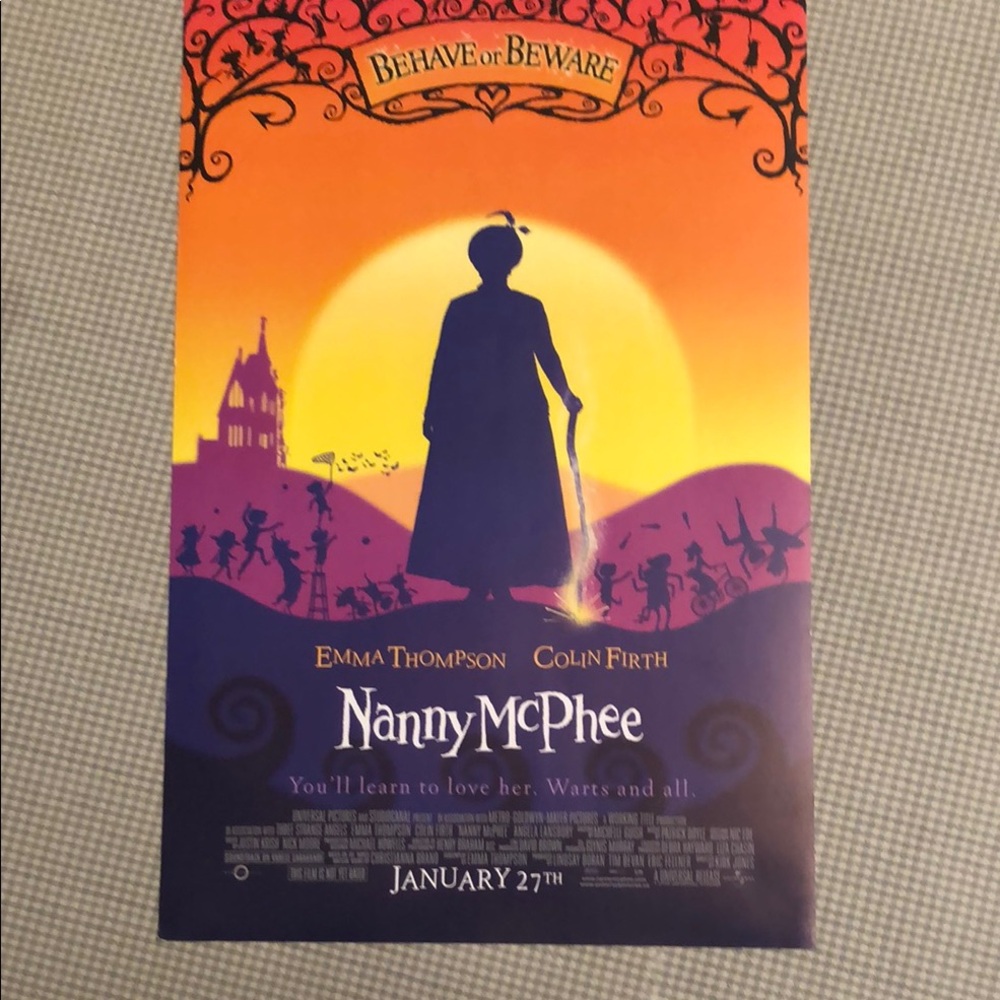 Nanny McPhee Movie Promo Poster 11x17 Emma Thompson Colin Firth 2005 #MP006